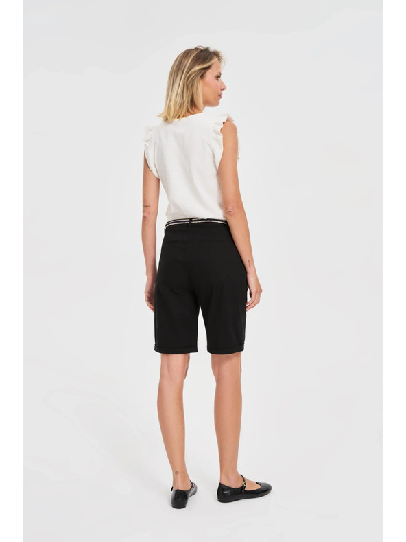 Moodo Schwarze Damenshorts Moodo