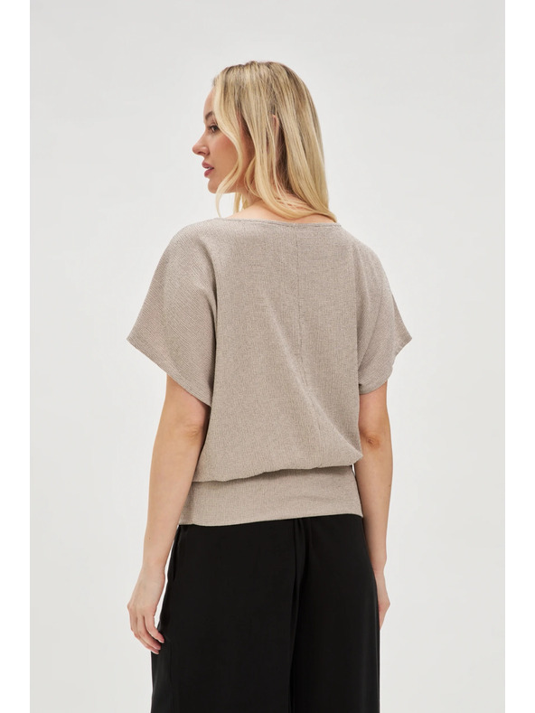 Moodo Beiges Damen-T-Shirt Moodo