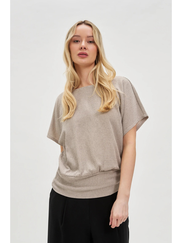 Moodo Beiges Damen-T-Shirt Moodo