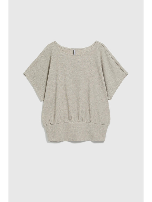 Moodo Beiges Damen-T-Shirt Moodo