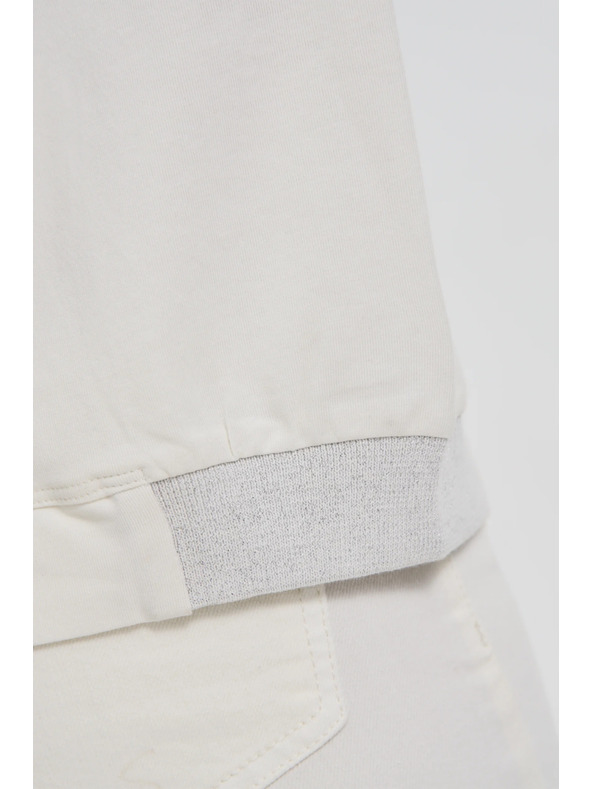 Moodo Weißes Damen-T-Shirt Moodo