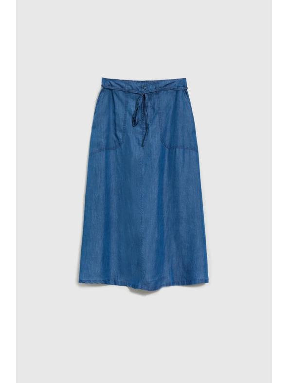 Moodo Blauer Denim-Damenrock Moodo