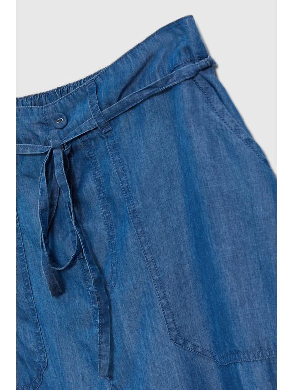 Moodo Blauer Denim-Damenrock Moodo