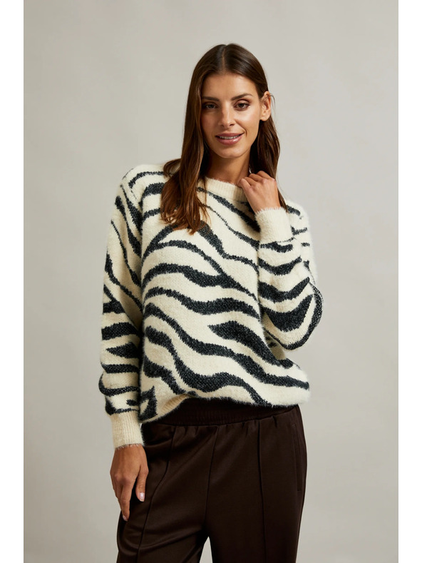 Moodo Damenpullover mit Tiermuster