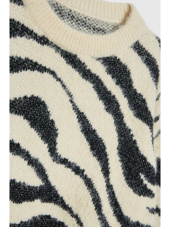 Moodo Damenpullover mit Tiermuster