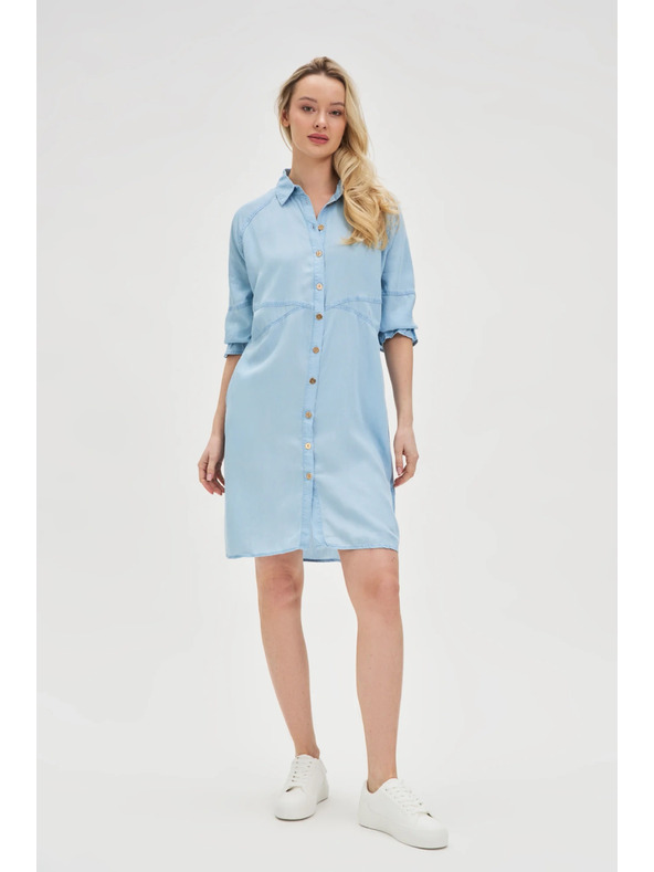 Moodo Blaues Damenkleid Moodo