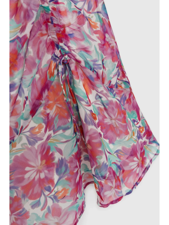 Moodo Fuchsiafarbenes Damenkleid Moodo