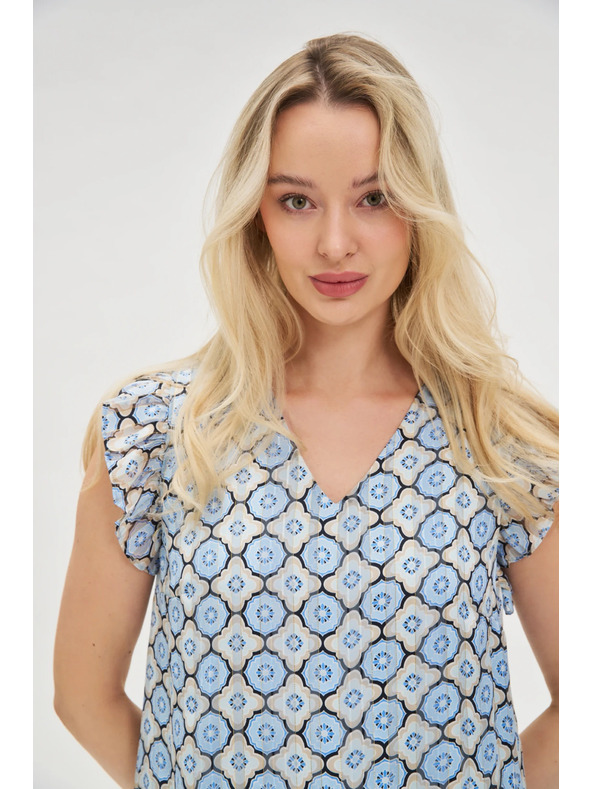 Moodo Blaues Damenkleid Moodo