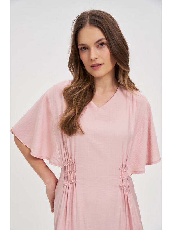 Moodo Rosa Damen-Kleid Moodo