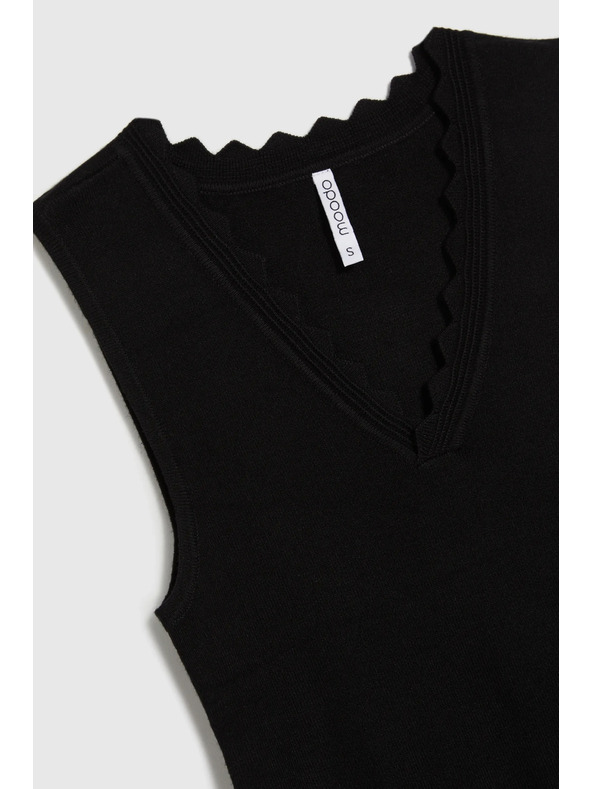 Moodo Schwarzes Damen-Top Moodo