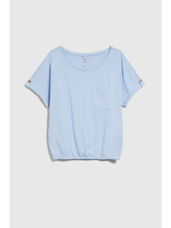 Moodo Hellblaues Damen Moodo T-Shirt