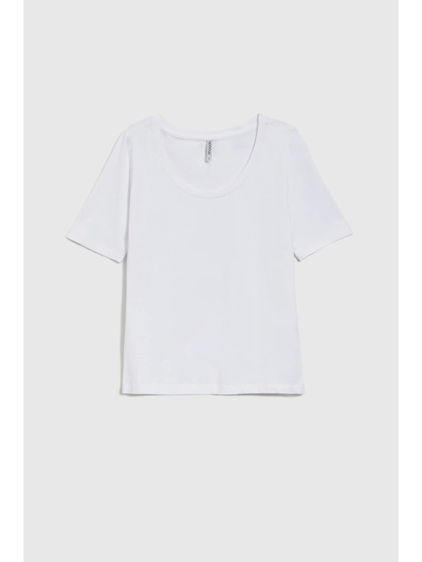 Moodo Weißes Damen-T-Shirt Moodo