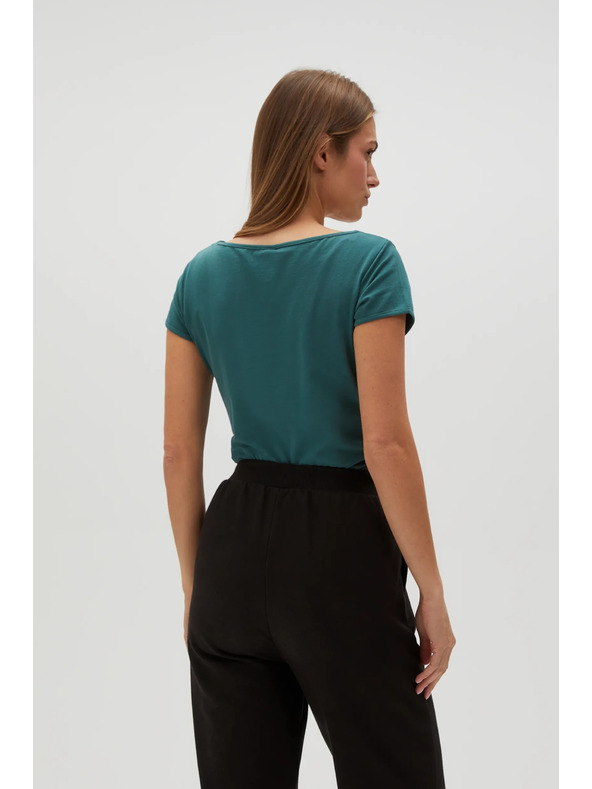 Moodo Grünes Damen-Chinohemd Moodo