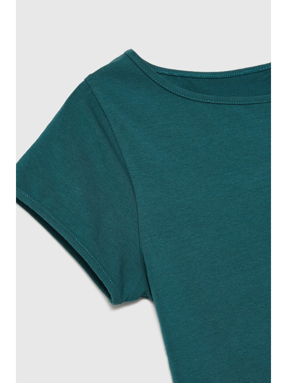 Moodo Grünes Damen-Chinohemd Moodo