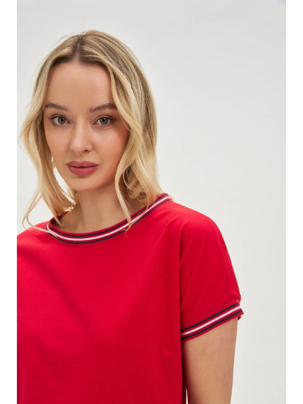 Moodo Rotes Damen-T-Shirt Moodo