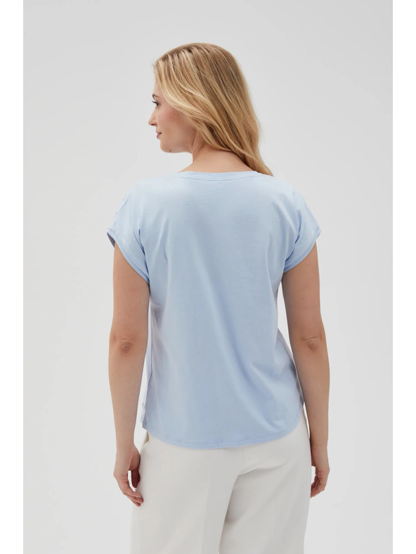 Moodo Hellblaues Damen Moodo T-Shirt