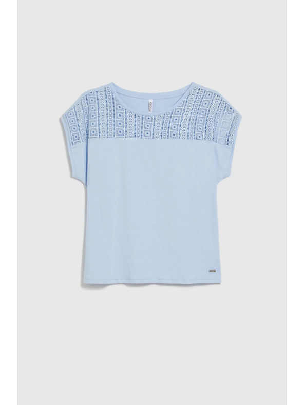 Moodo Hellblaues Damen Moodo T-Shirt