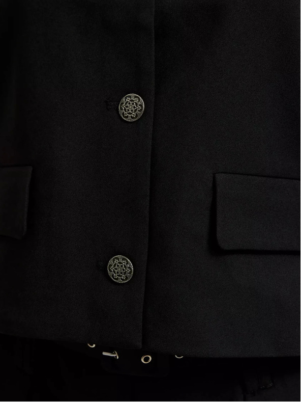 Moodo Schwarze Damenjacke