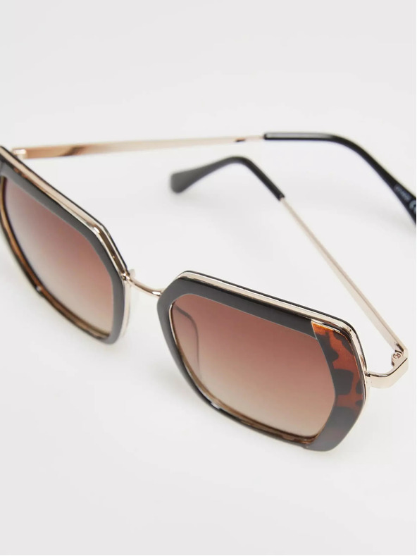 Moodo Braune Brille