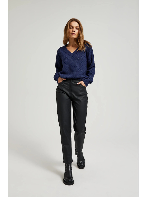 Moodo Schwarze Damenhose