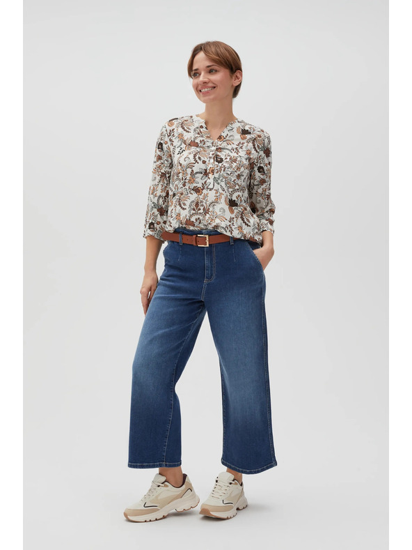 Moodo Beige Damenbluse