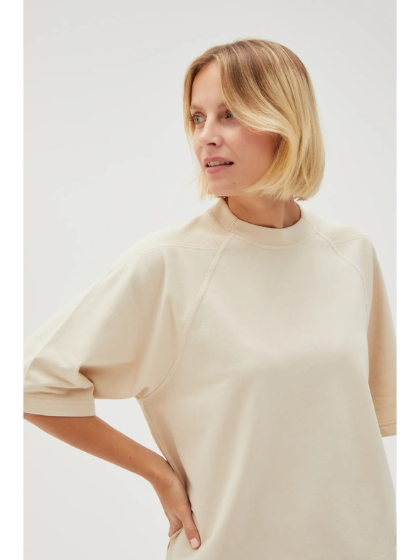 Moodo Beiges Damen-T-Shirt
