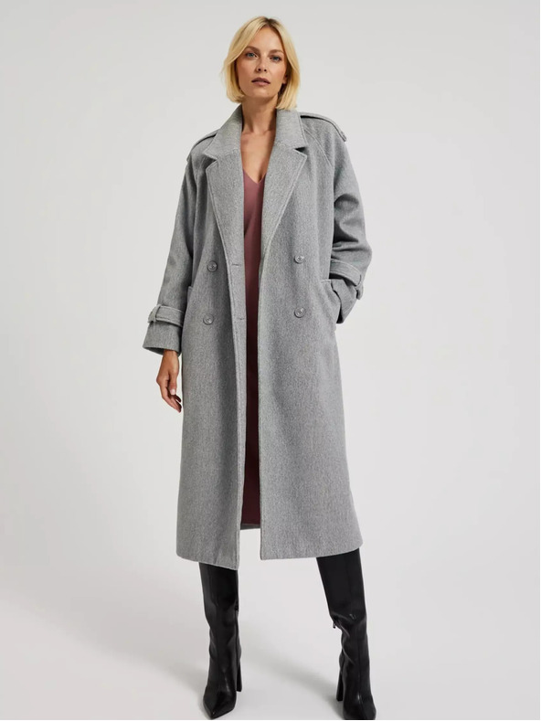 Moodo Graue Damen-Jacke