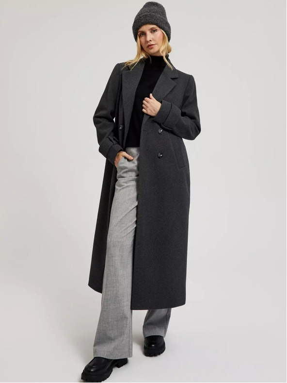 Moodo Graue Damen-Jacke