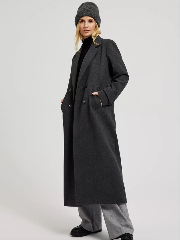 Moodo Graue Damen-Jacke