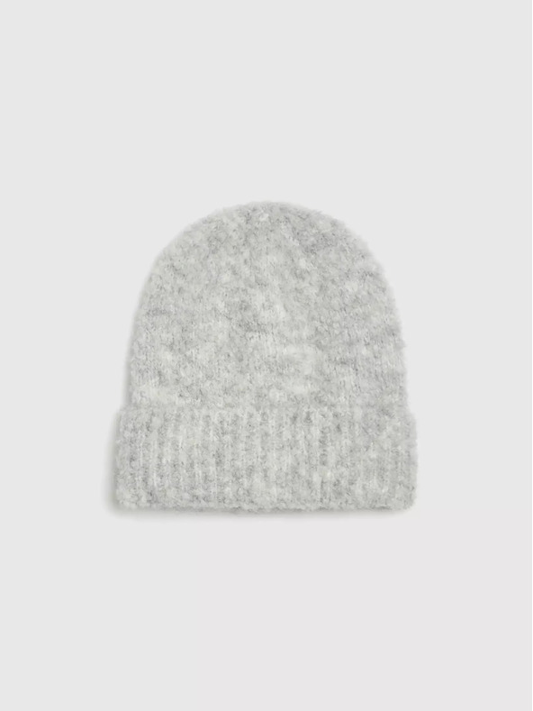 Moodo Graue Damenmütze