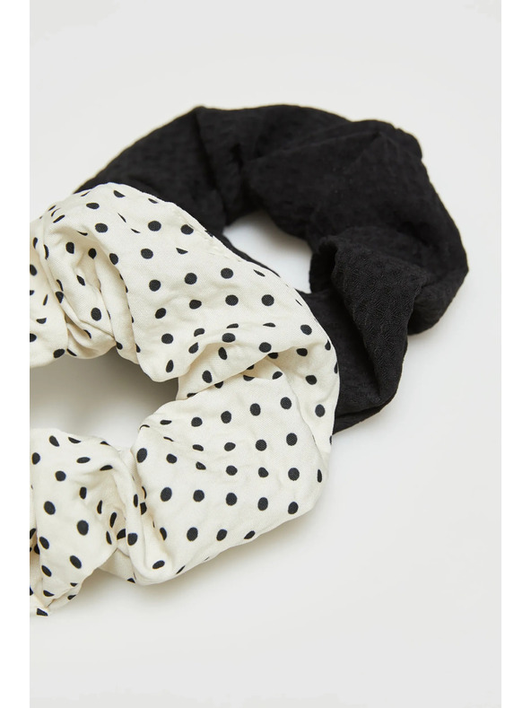 Moodo Schwarzes Haargummi