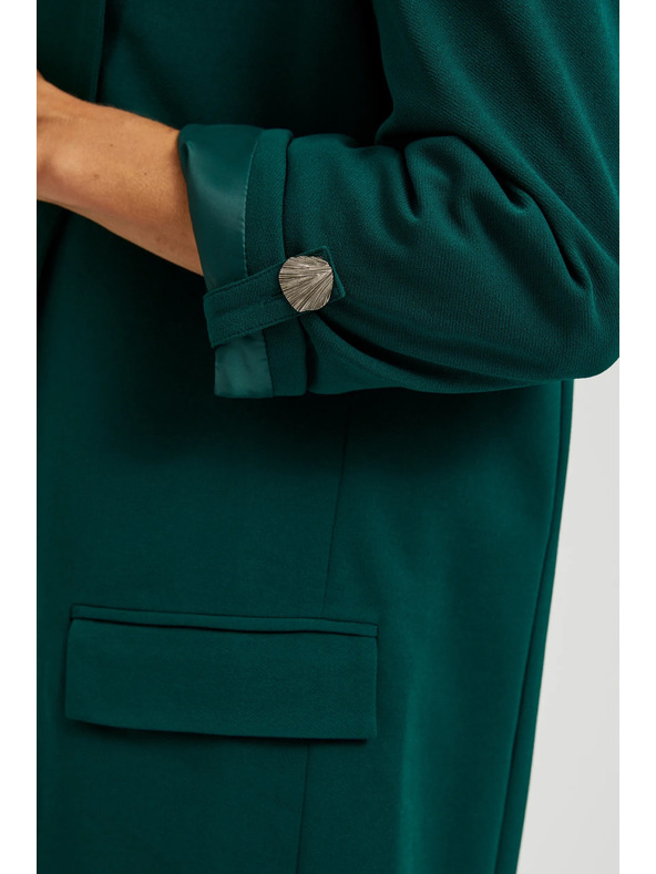 Moodo Dunkelgrünes Damenblazer