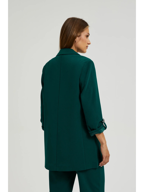 Moodo Dunkelgrünes Damenblazer