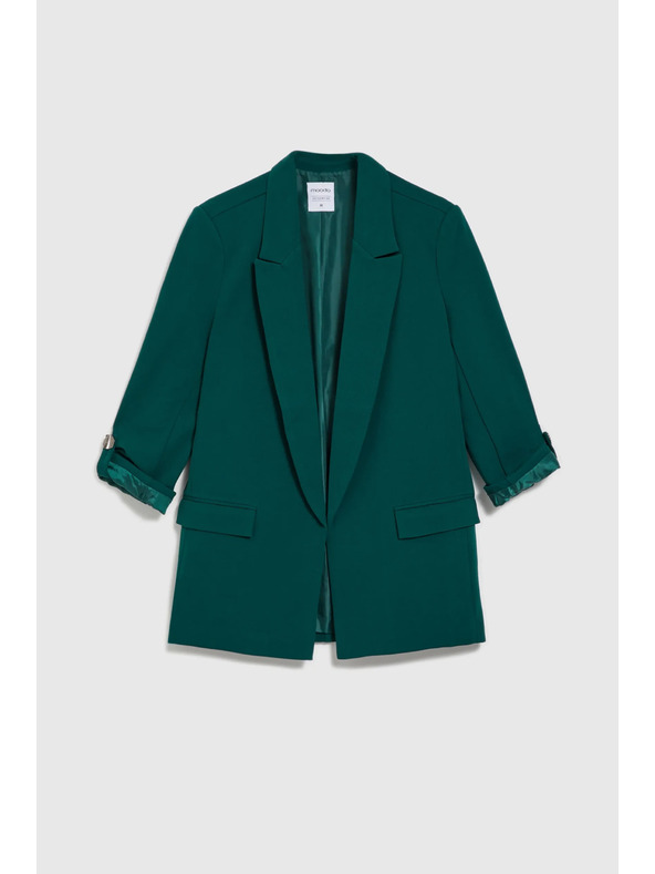 Moodo Dunkelgrünes Damenblazer
