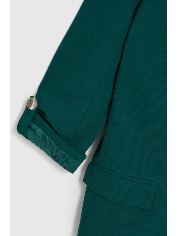 Moodo Dunkelgrünes Damenblazer