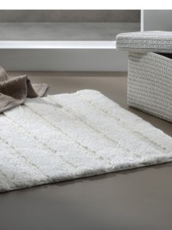 Kela Badezimmermatte Megan 100% Baumwolle moosgrün 65,0x55,0x1,6cm KELA
