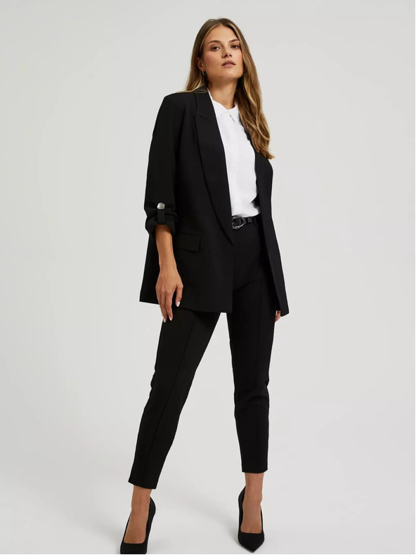 Moodo Schwarzer Damenblazer