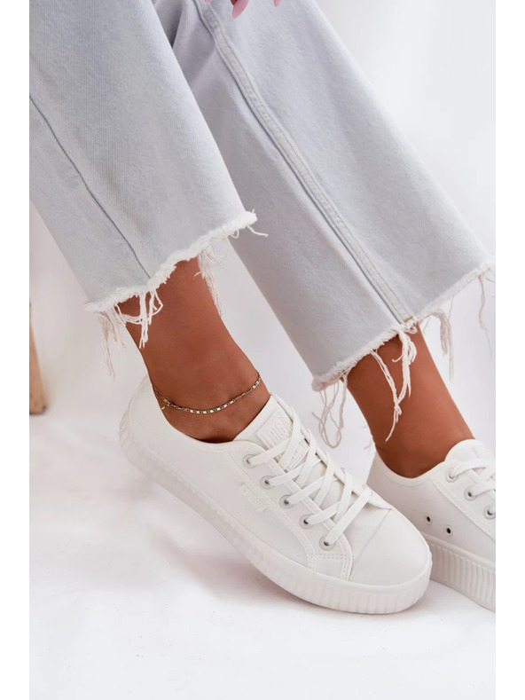BIG STAR SHOES Damen Canvas Plateau Sneaker Big Star