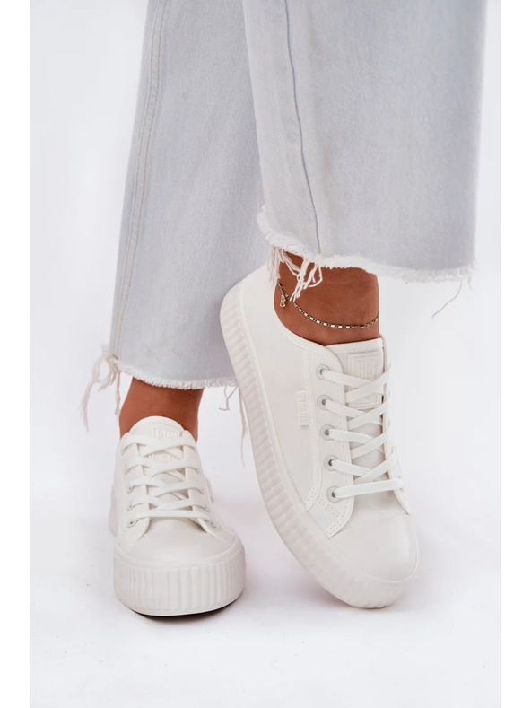 BIG STAR SHOES Damen Canvas Plateau Sneaker Big Star