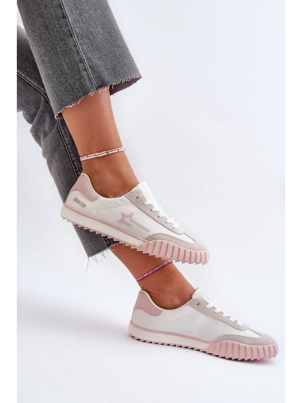BIG STAR SHOES Damen Low-Top Sneaker Big Star Rosa