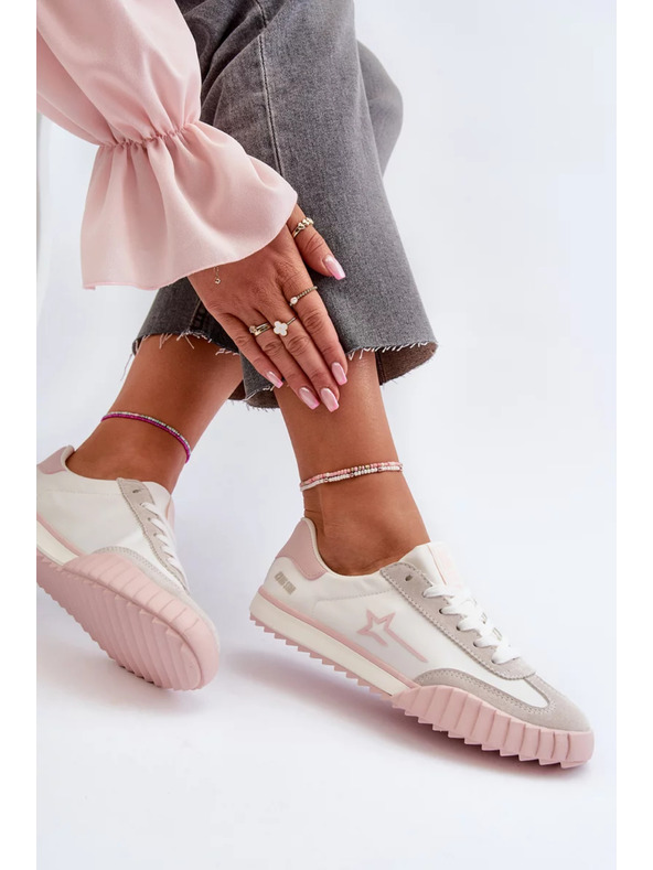 BIG STAR SHOES Damen Low-Top Sneaker Big Star Rosa