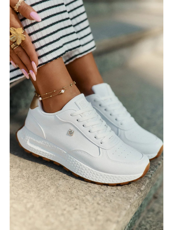 BIG STAR SHOES Damen Lifestyle Schuhe Big Star HI-POLY SYSTEM – weiß
