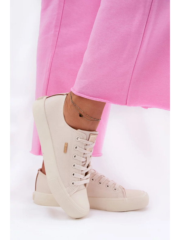 BIG STAR SHOES Damen Canvas-Sneaker Big Star – beige