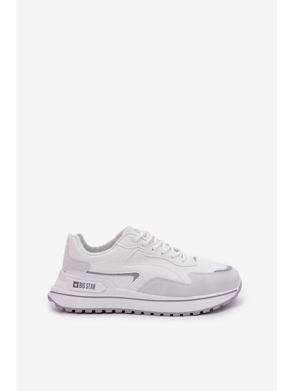 BIG STAR SHOES Damen Sneaker Big Star HI-POLY SYSTEM – weiß