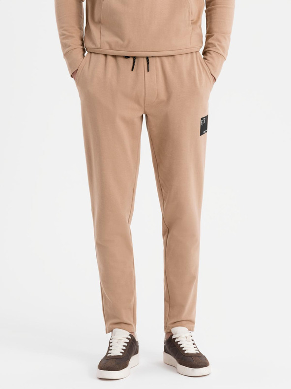 Ombre Clothing Herren-Hoodie + Jogginghose - braun