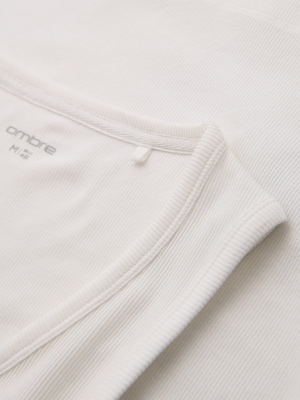 Ombre Clothing Herren-Basic-T-Shirt aus Baumwolle - weiß