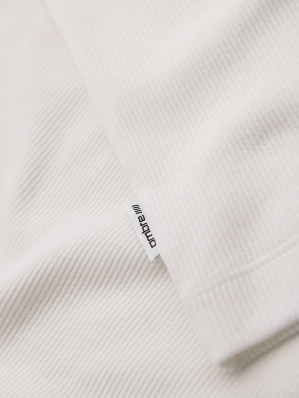 Ombre Clothing Herren-Basic-T-Shirt aus Baumwolle - weiß