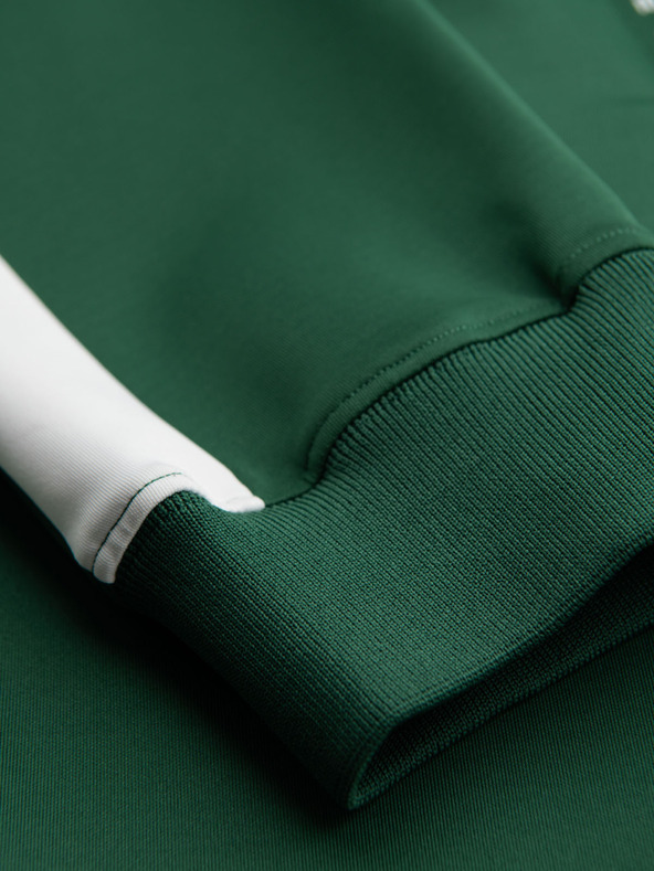 Ombre Clothing Herren-Jogginghose mit kontrastierendem Saum - dunkelgrün