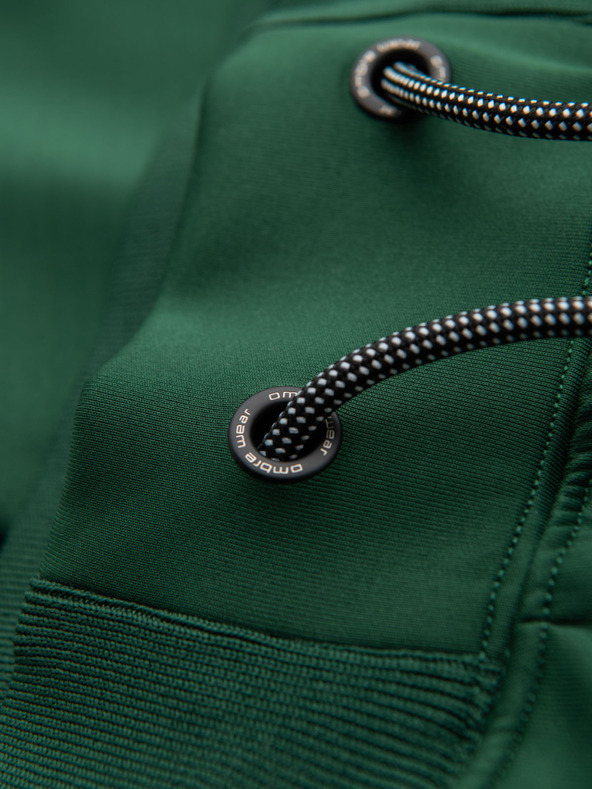 Ombre Clothing Herren-Jogginghose mit kontrastierendem Saum - dunkelgrün