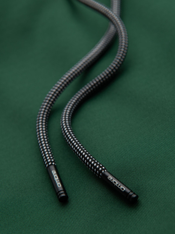 Ombre Clothing Herren-Jogginghose mit kontrastierendem Saum - dunkelgrün